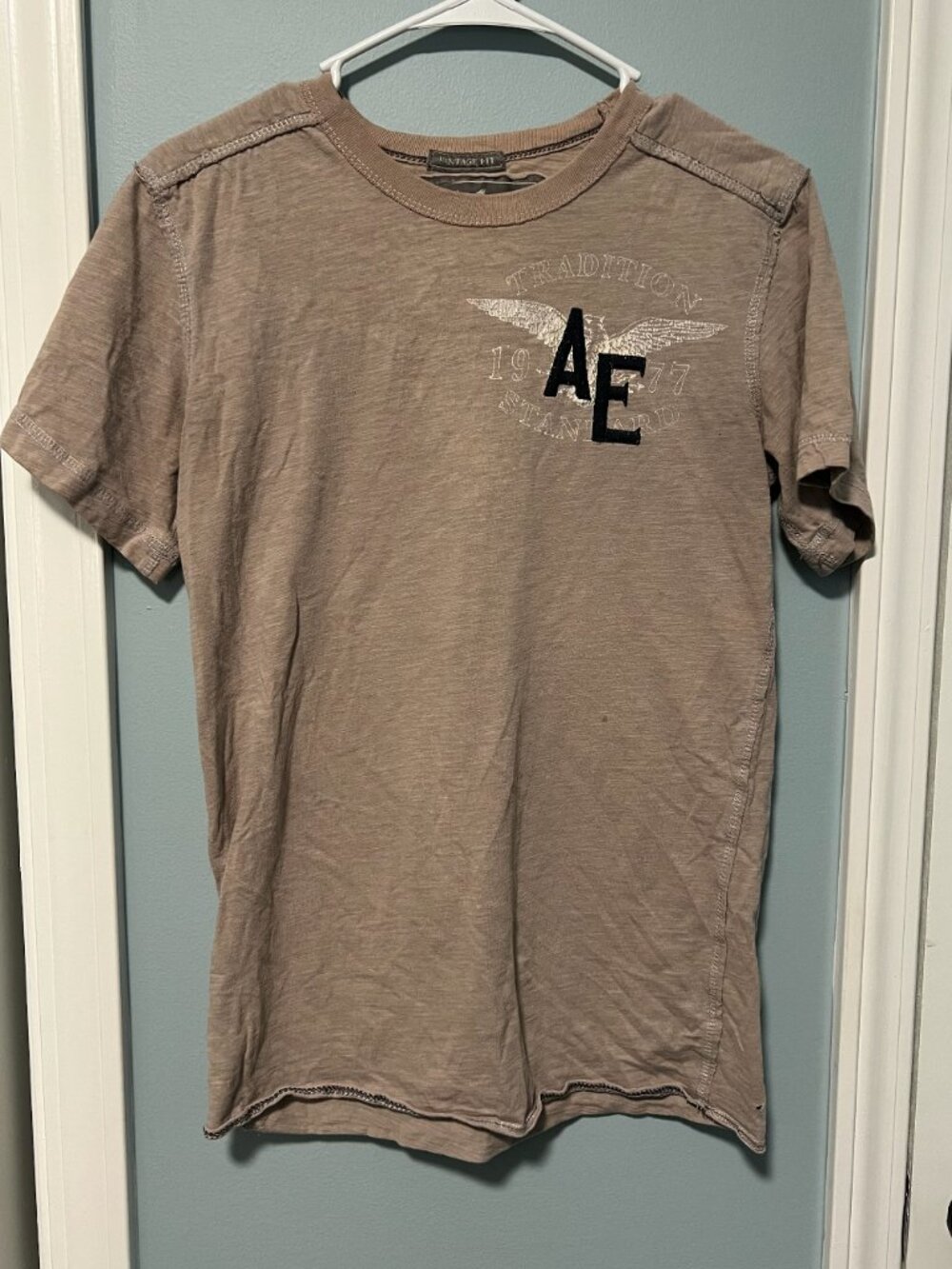 American Eagle Vintage Fit Mens' T-shirt Size Small (small spot - pictured)
